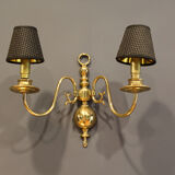 Italian midcentury brass sconce