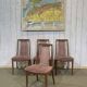 Suite de 4 chaises GPlan en teck des années 1980