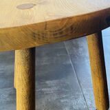 Wooden mountain shepherd tripod stool.