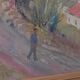 Original Swedish Oil on Panel – “Village Scene II” by E. R. Olsson – Signed