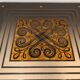 Art Deco centre table with a mirrored eglomisé top in the style of Jules Leleu and Max Ingrand.