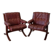 Fauteuil scandinave pour Ekornes vers les années 1970.