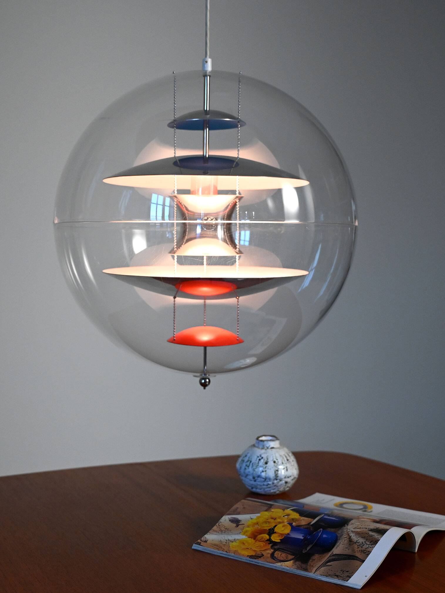Danish pendant "VP Globe” by Verner Panton for Louis Poulsen, 1970