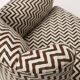 Pair of Italian Armchairs  in Zigzag Upholstery, 1960s