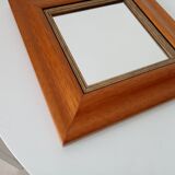 Vintage beech mirror