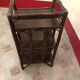 Small vintage 70s rattan shelf