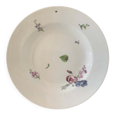 Assiette en porcelaine de chine de la compagnie indienne du 18ème siècle