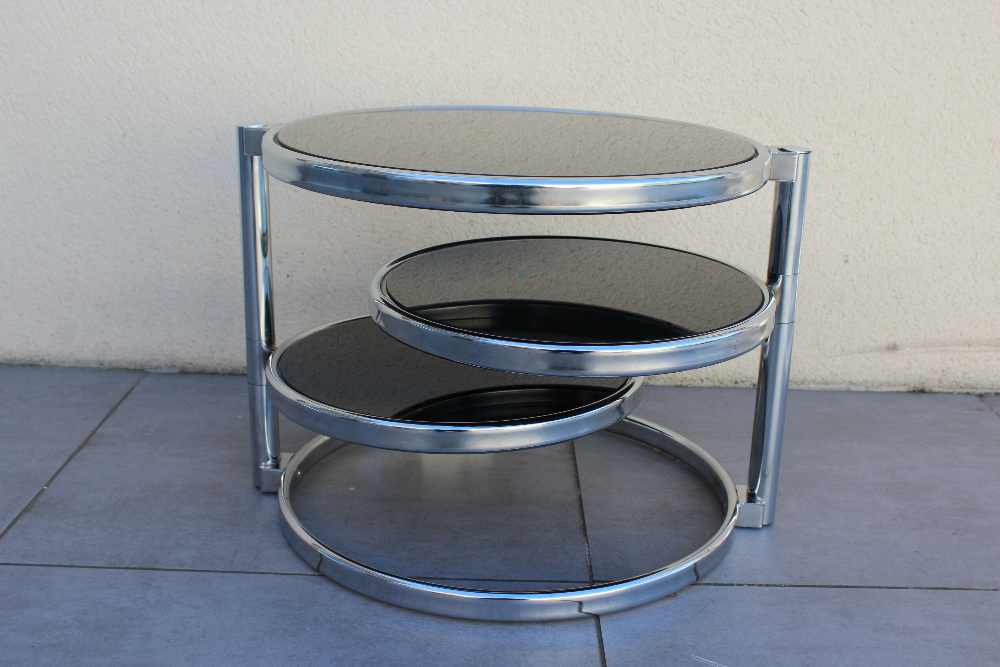 GLASS COFFEE TABLE, SWIVEL LEITMOTIV LOUNGE TABLE, design