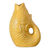 Saffron ceramic vase