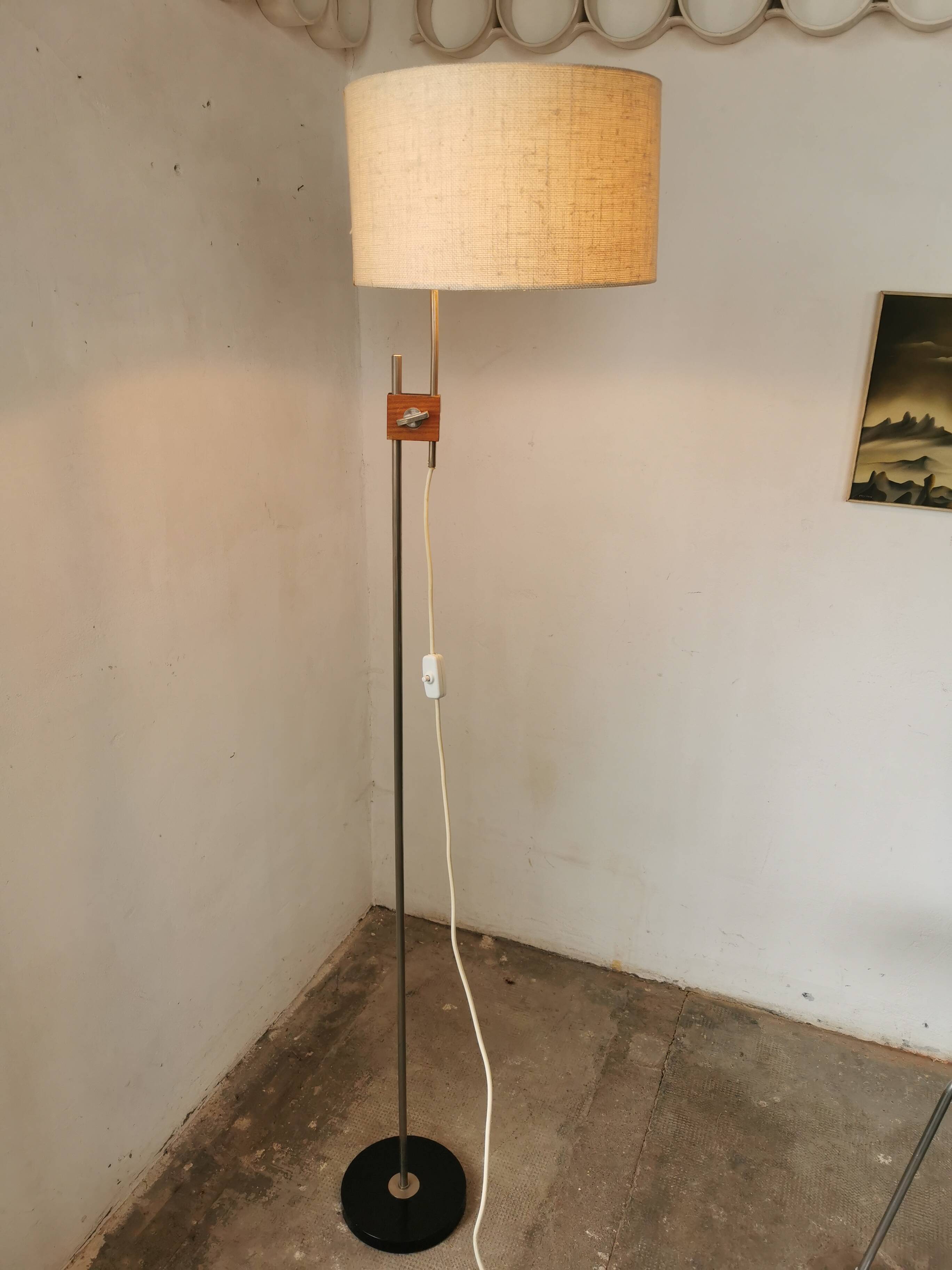 Kaiser Leuchten floor lamp from the 70s