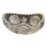 Coupe de fruit en verre ciselé