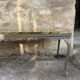Table basse en onyx et métal style louis xv