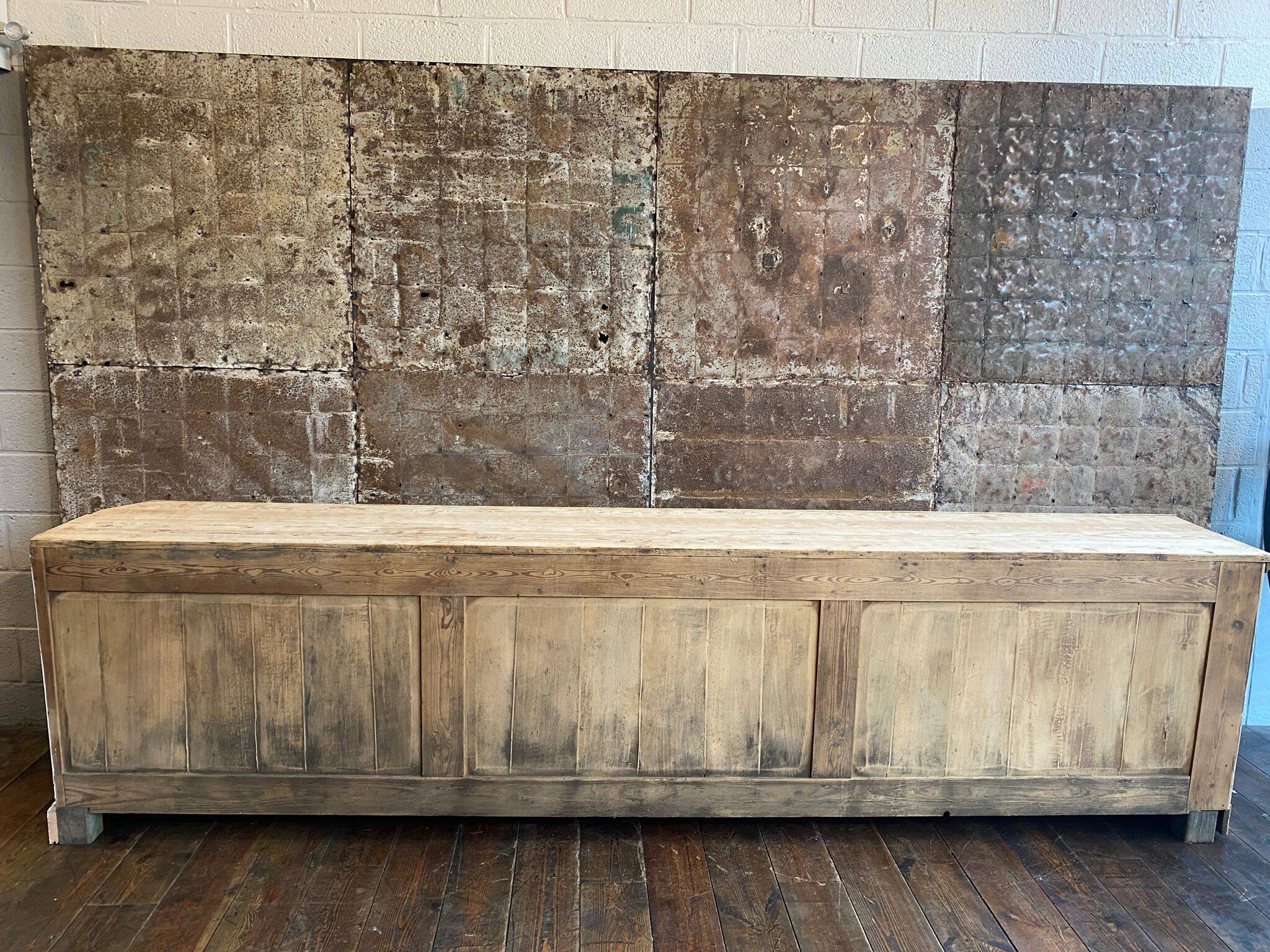 Back of bakery counter