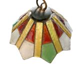 Poliarte pendant lamp by Longobard in murano glass, 1980s