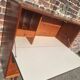 Vintage teak secretary furniture, antique desk
