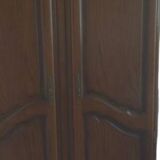 Antique wardrobe, Louis XV style wardrobe in solid wood