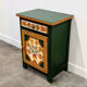 Large hand-painted Provençal folk art cabinet by a Provençal artist, 1970s
