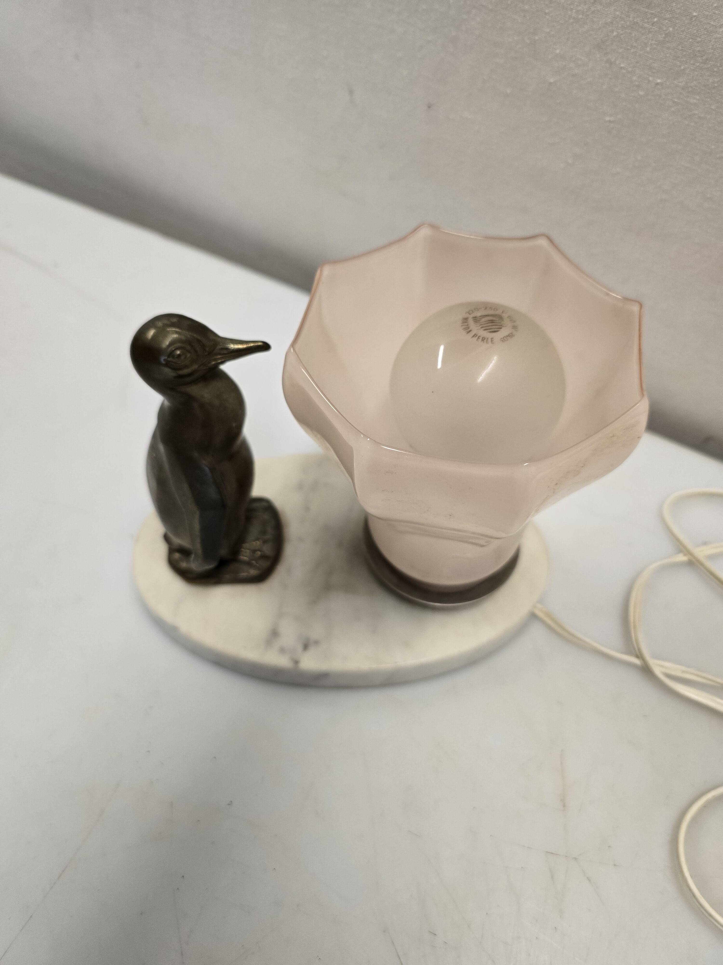 Penguin lamp from the 60s