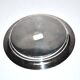 Carafe coaster - ercuis bottle holder in silver metal with 14.5cm net