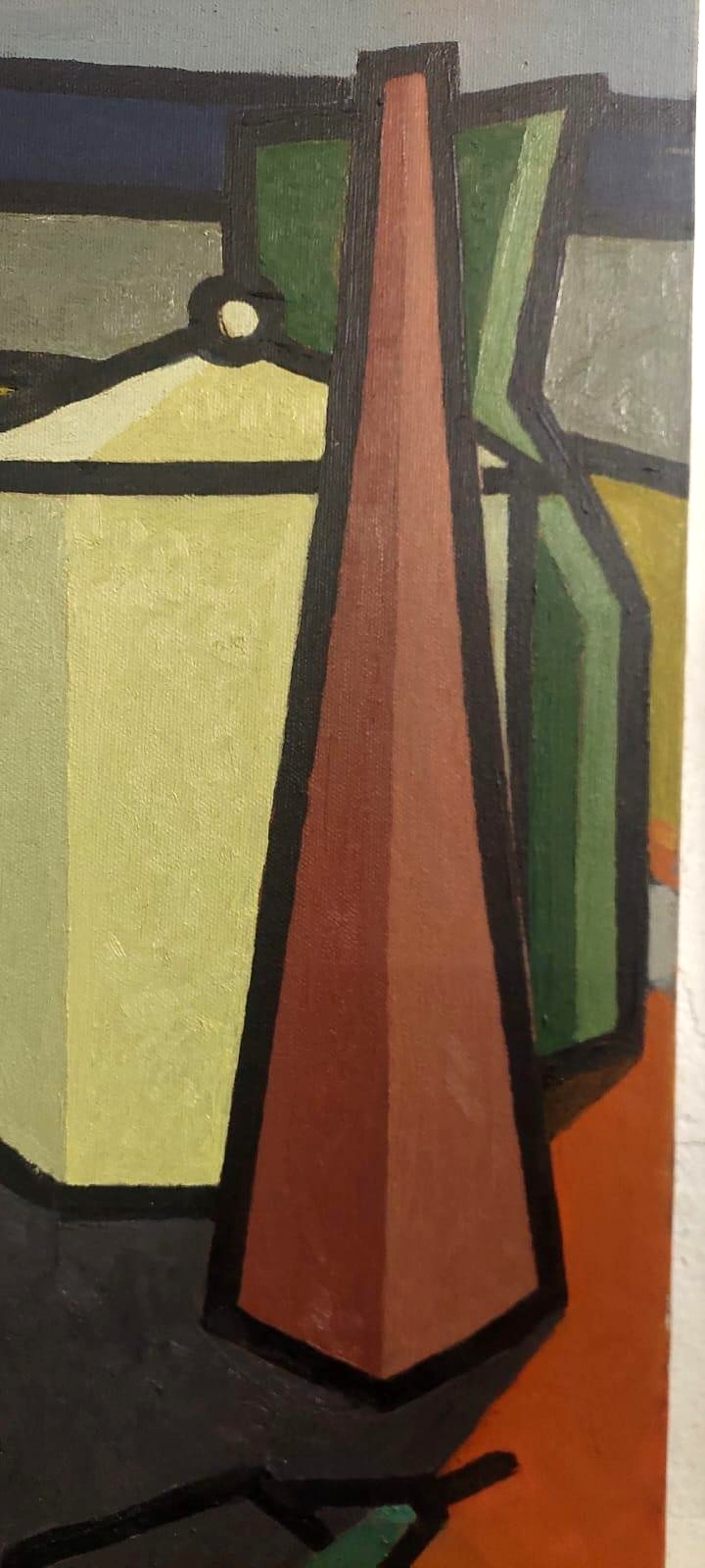 Oil painting still life Franco Prayer (1924) 60x50 cm