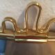 Large mirror brass mirror - 80cm x 35 cm- Lenzgold House
