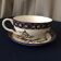 Tasse a the cup with its earthenware sub-cup of gien renaissance model