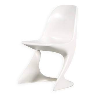 Chaise blanche « Casalino » des années 2000 par Alexander Begge pour Casala, Allemagne – Grand stock !
