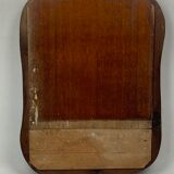 Hand carved wavy curvy vanity mirror, ca 1900