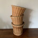 Wicker pot cover set