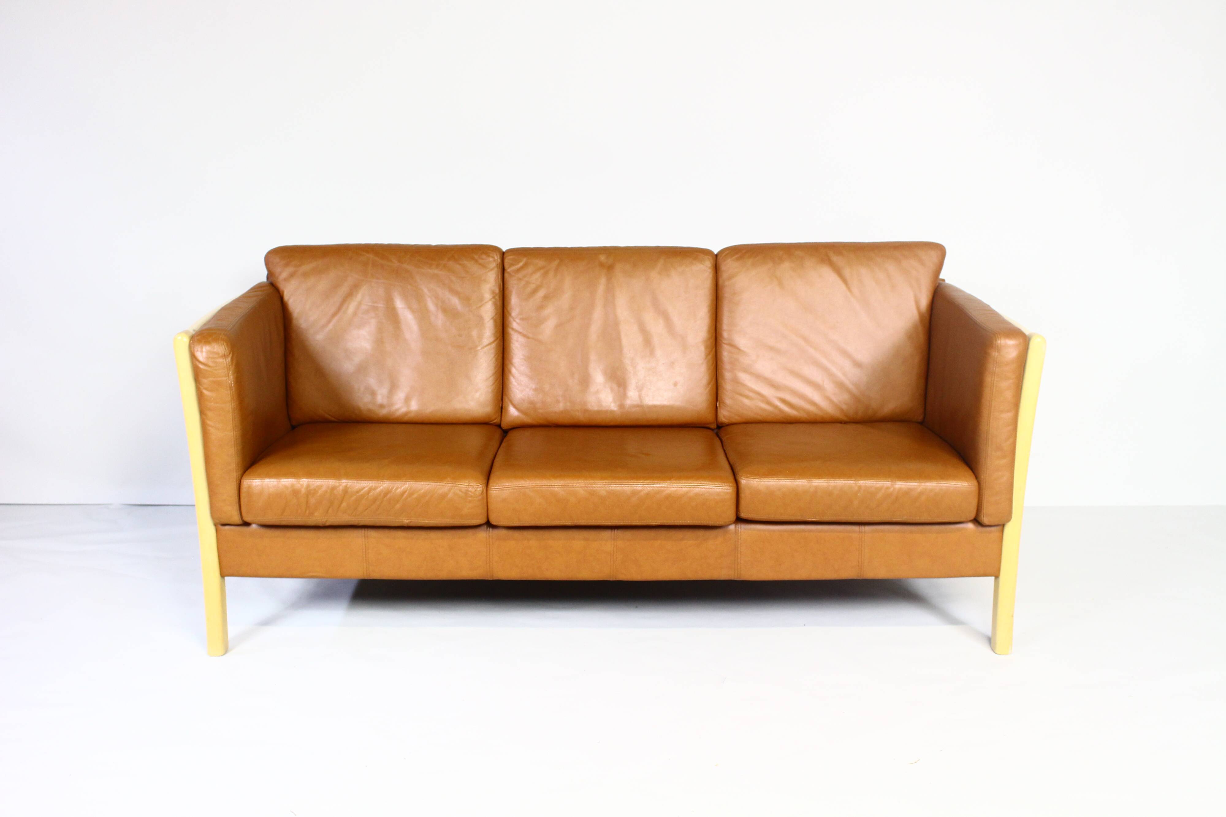 Danish leather sofa