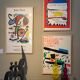 Old poster Lithograph Miro Galerie Lelong