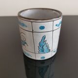 Small ceramic pot/mug by Alain Maunier Vallauris