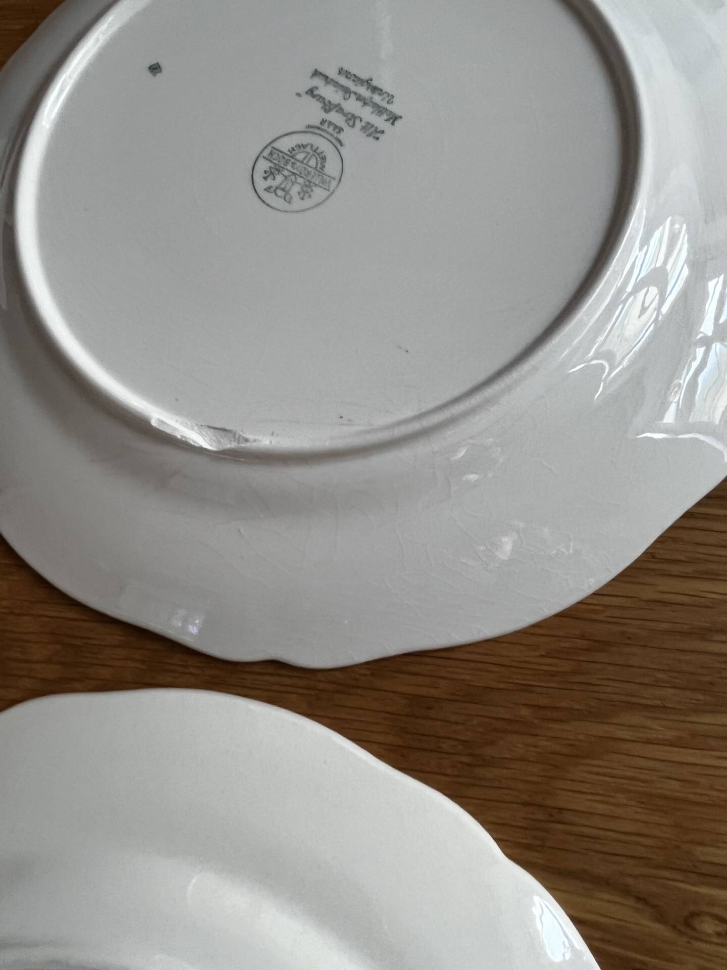 6 vintage Villeroy and Boch "alt strasburg" flat plates