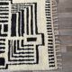 Handmade wool rug Morocco 3 x 2 m