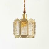 Mid-Century Scandinavian Glass Ceiling Light from Vitrika, Denmark, 1960s