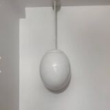 Lustre white opaline egg vintage Limburg