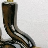 Vintage black cat table lamp