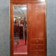 Art Deco period wardrobe in mahogany and marquetry around 1920-1925