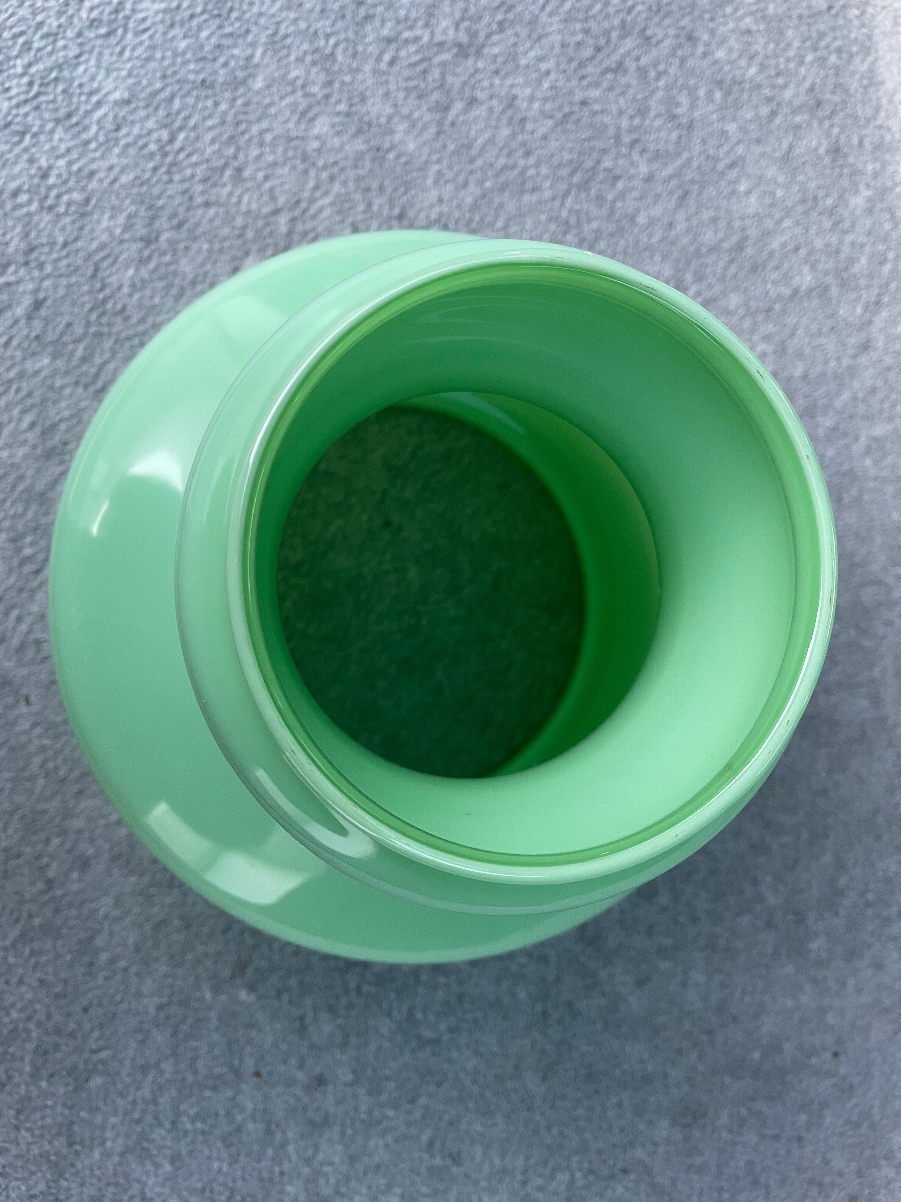 Opaline green globe mint 70s