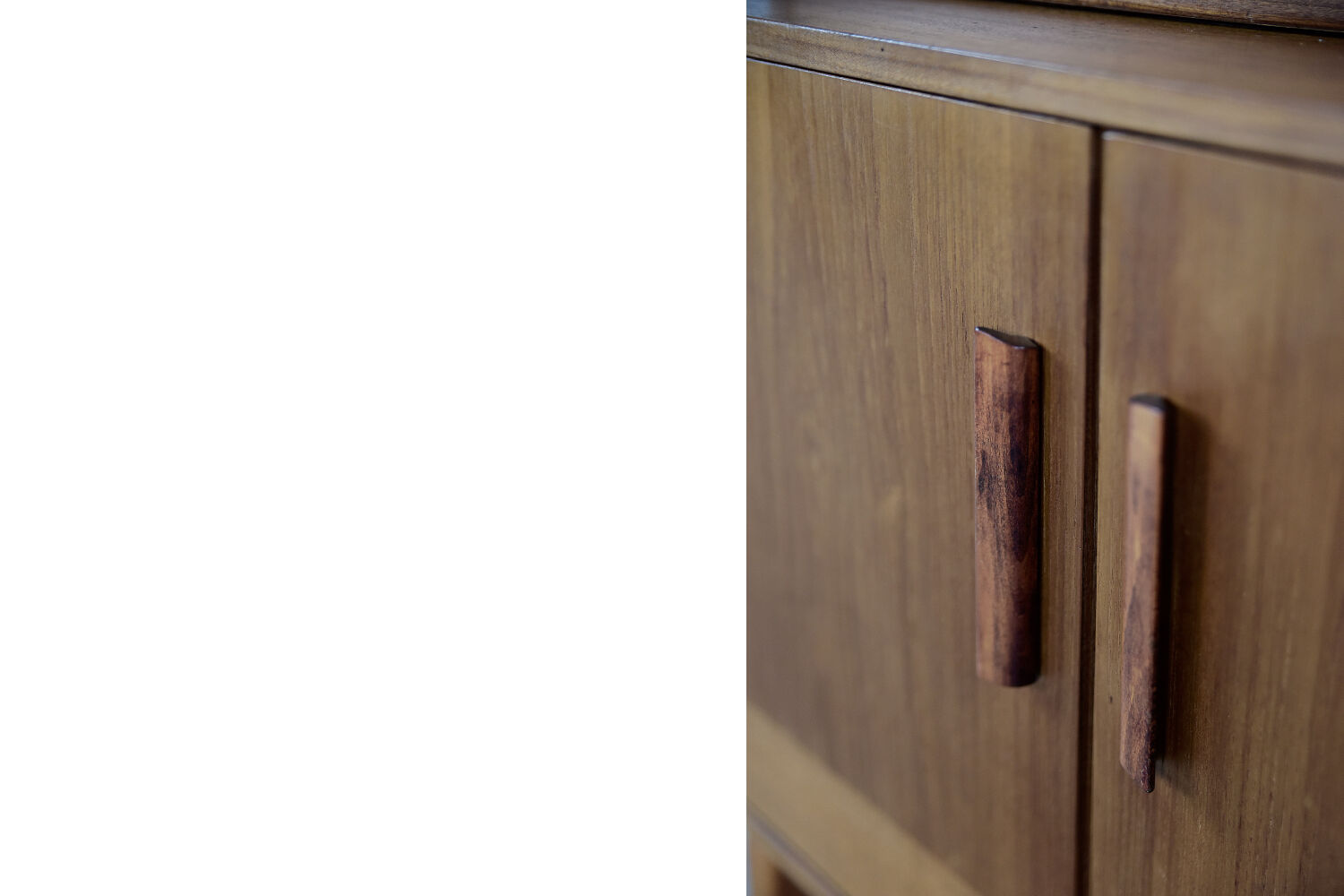 Scandinavian teak cabinet with drawers, 1960s