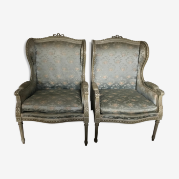 Pair of bergères XIXth