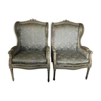 Pair of bergères XIXth