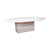 70s travertine coffee table