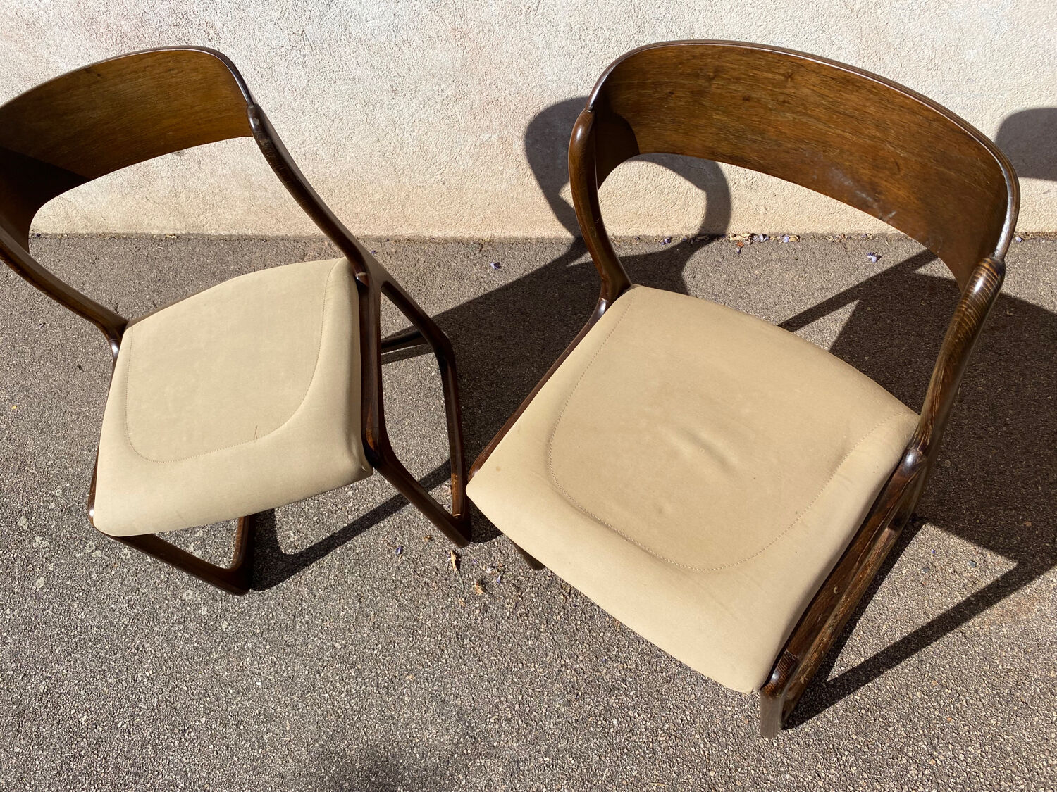 Baumann sleigh chairs