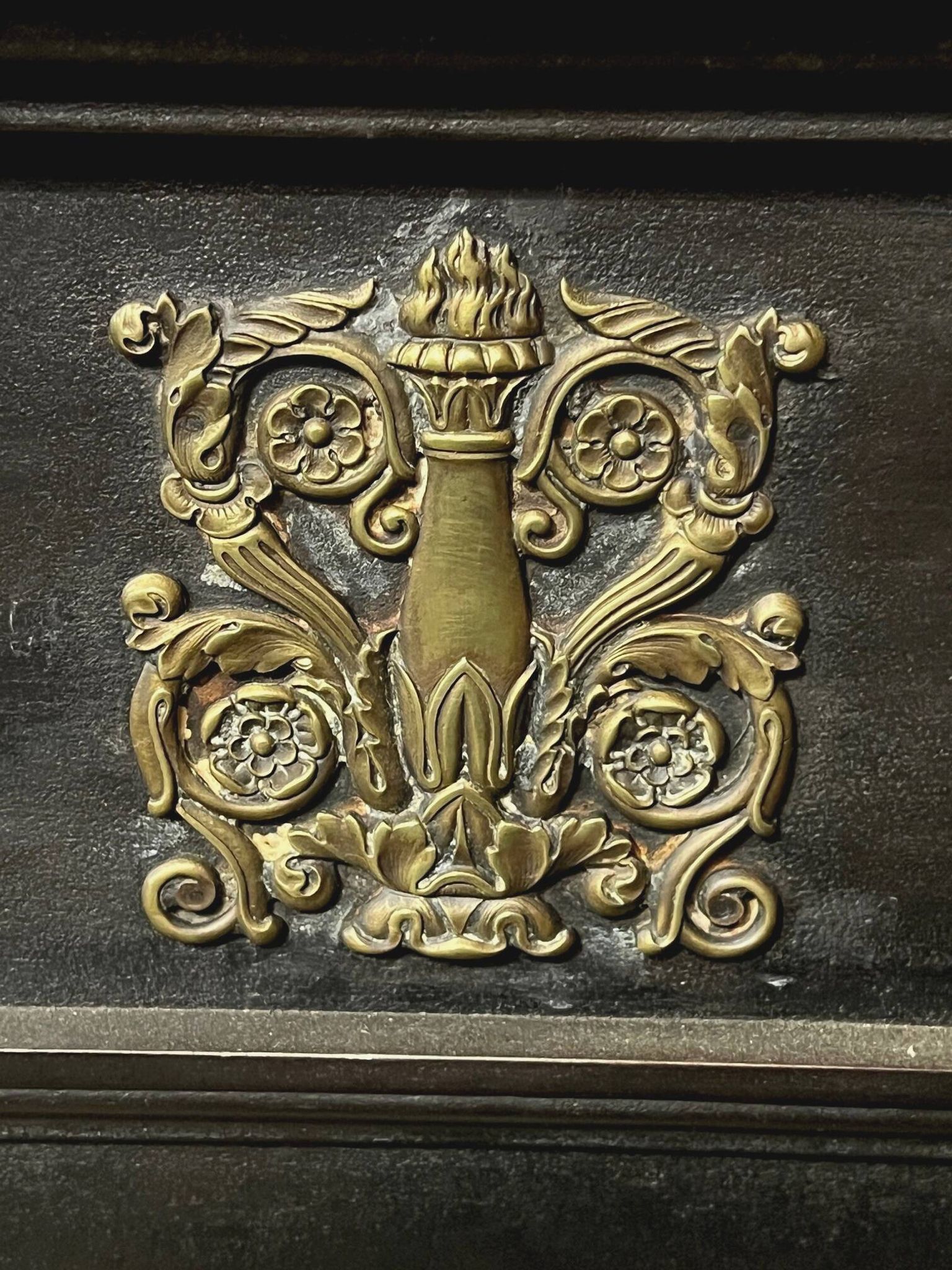 Empire-style stove.