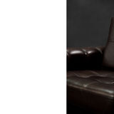 Vintage Mid-Century Modern Brown Leather Heart-shaped Lounge Chair, 1960s, Set of 2