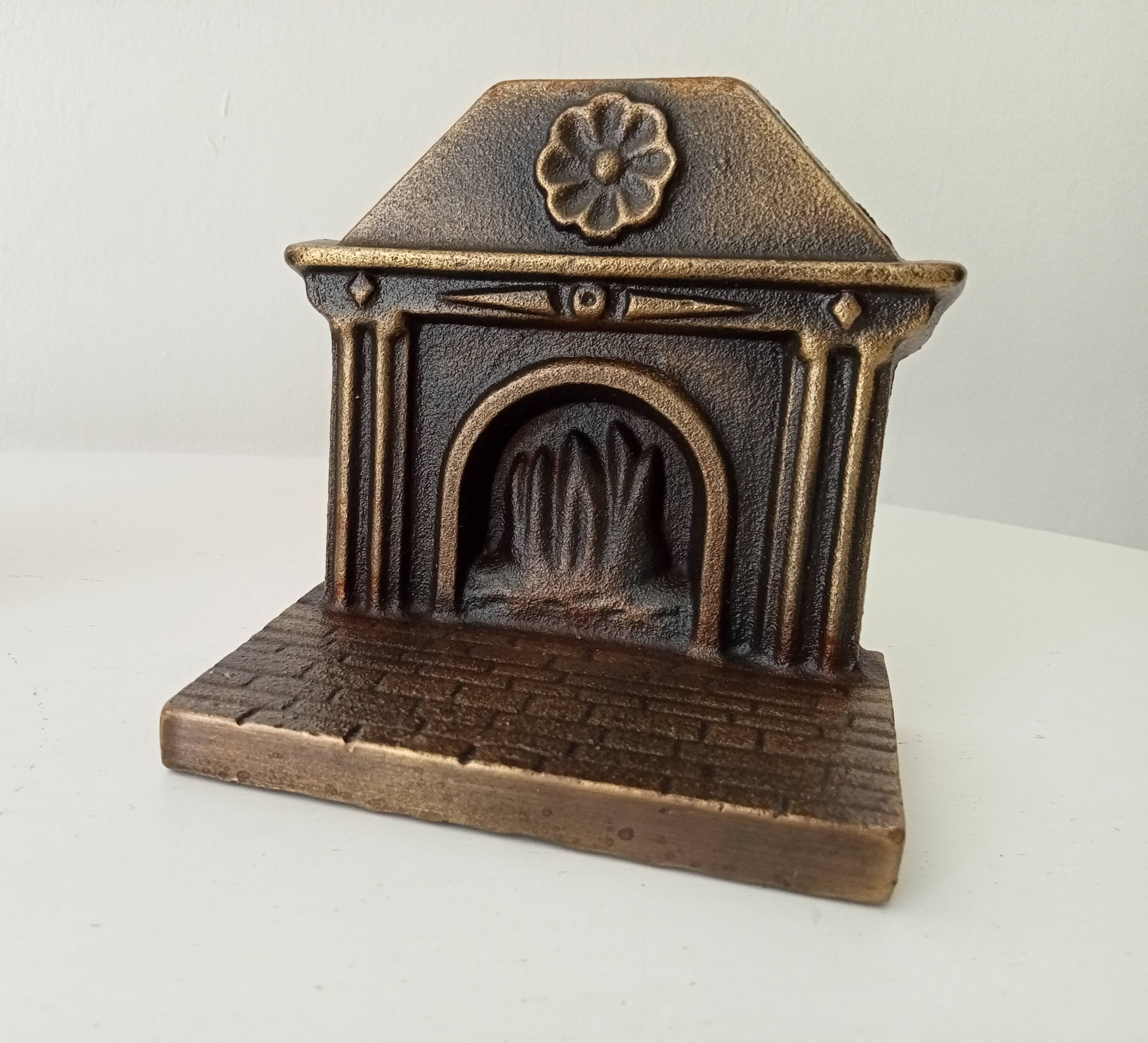 Paire de serres livres en bronze art déco années 1920