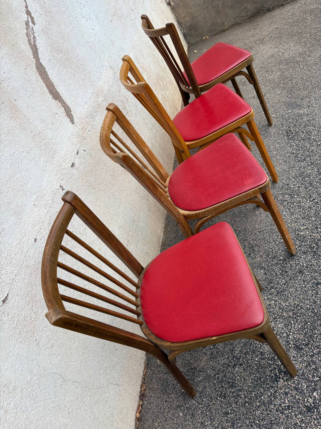 Set of 4 Baumann 153 chairs