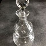Vintage glass perfume flask height 18 cm
