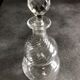 Flacon fiole de parfum en verre vintage hauteur 18 cm